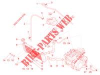 Impianto di raffreddamento per Aprilia RS4 50 2T 2014