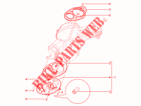 Gruppo strumenti   Cruscotto per Aprilia SR Motard 4T E3 2014