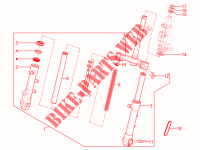 Forcella/tubo sterzo   Gruppo ralle per Aprilia SR Motard 2T E3 2012